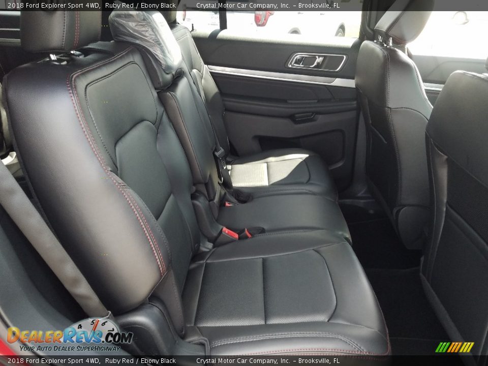 2018 Ford Explorer Sport 4WD Ruby Red / Ebony Black Photo #12