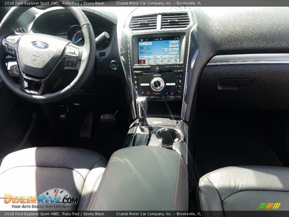 2018 Ford Explorer Sport 4WD Ruby Red / Ebony Black Photo #14