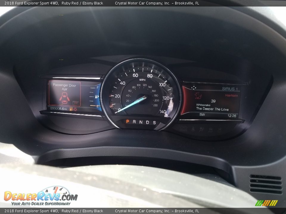 2018 Ford Explorer Sport 4WD Ruby Red / Ebony Black Photo #15