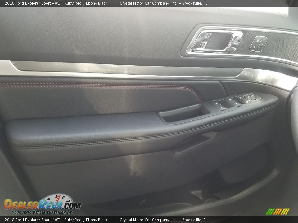 2018 Ford Explorer Sport 4WD Ruby Red / Ebony Black Photo #18