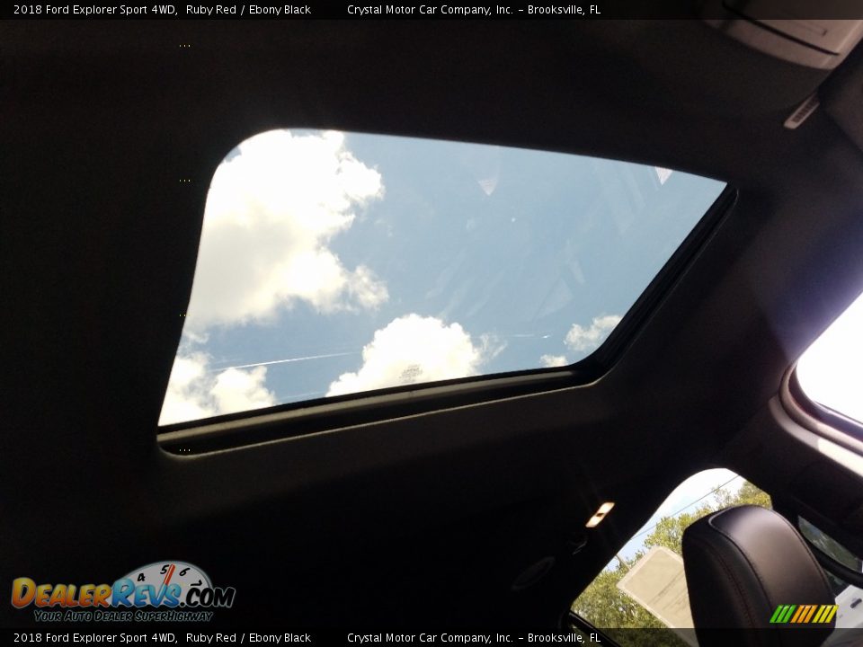 2018 Ford Explorer Sport 4WD Ruby Red / Ebony Black Photo #19
