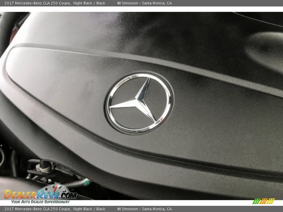 2017 Mercedes-Benz CLA 250 Coupe Night Black / Black Photo #31