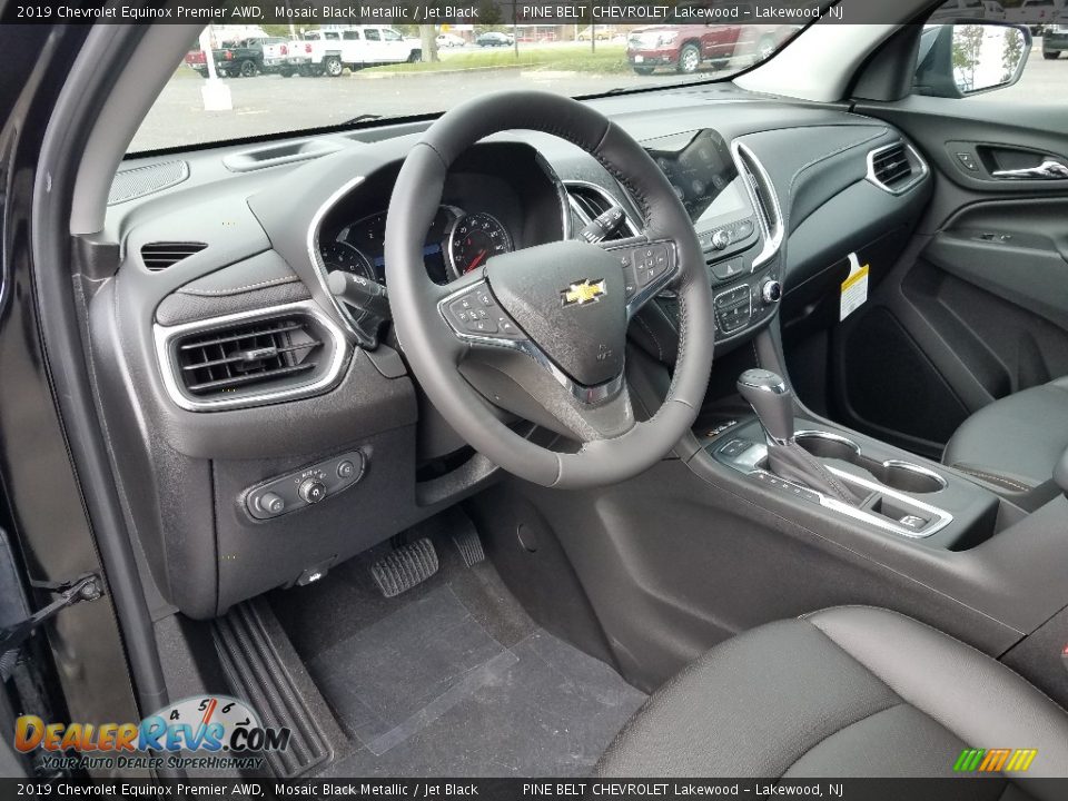 Jet Black Interior - 2019 Chevrolet Equinox Premier AWD Photo #7
