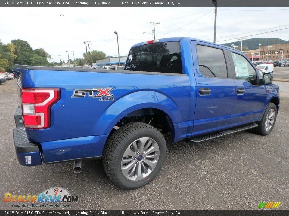2018 Ford F150 STX SuperCrew 4x4 Lightning Blue / Black Photo #2