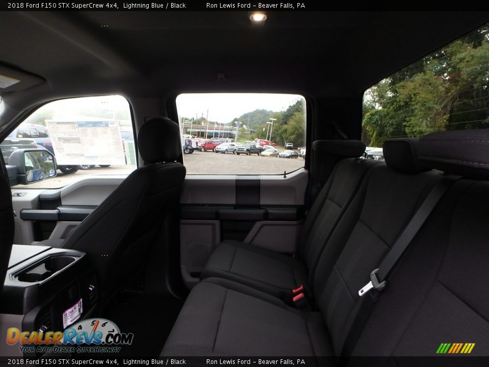 2018 Ford F150 STX SuperCrew 4x4 Lightning Blue / Black Photo #12