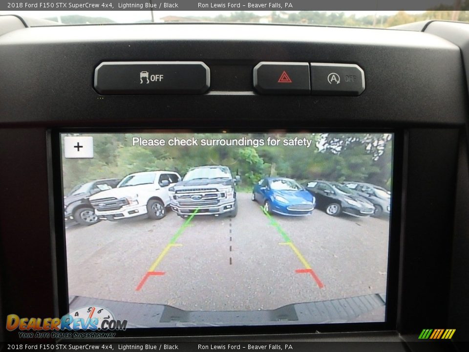 2018 Ford F150 STX SuperCrew 4x4 Lightning Blue / Black Photo #20