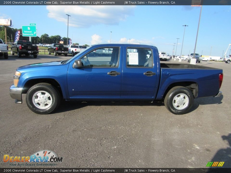 2006 Chevrolet Colorado LT Crew Cab Superior Blue Metallic / Light Cashmere Photo #2