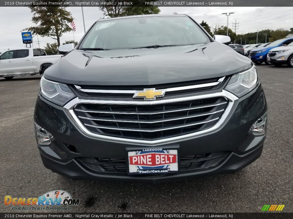 2019 Chevrolet Equinox Premier AWD Nightfall Gray Metallic / Jet Black Photo #2