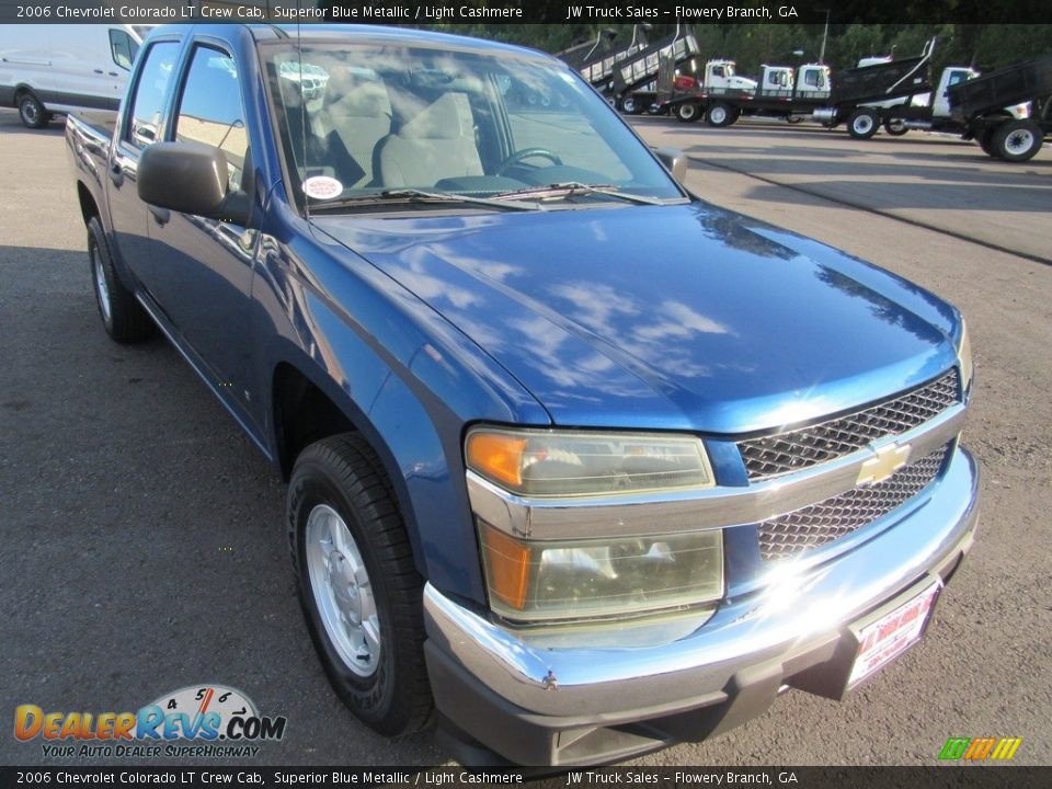 2006 Chevrolet Colorado LT Crew Cab Superior Blue Metallic / Light Cashmere Photo #7