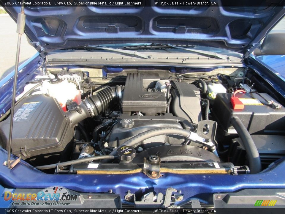 2006 Chevrolet Colorado LT Crew Cab Superior Blue Metallic / Light Cashmere Photo #31