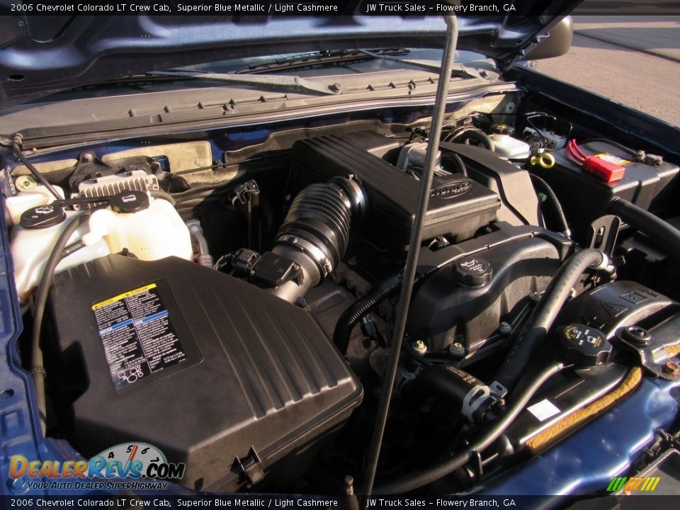 2006 Chevrolet Colorado LT Crew Cab Superior Blue Metallic / Light Cashmere Photo #33