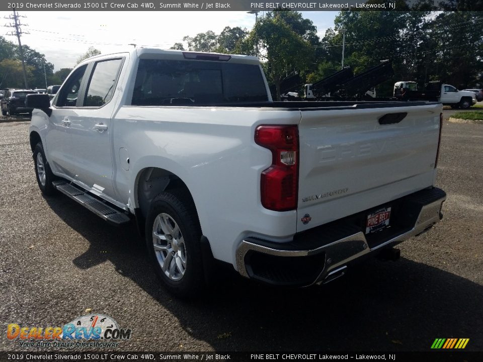 2019 Chevrolet Silverado 1500 LT Crew Cab 4WD Summit White / Jet Black Photo #4