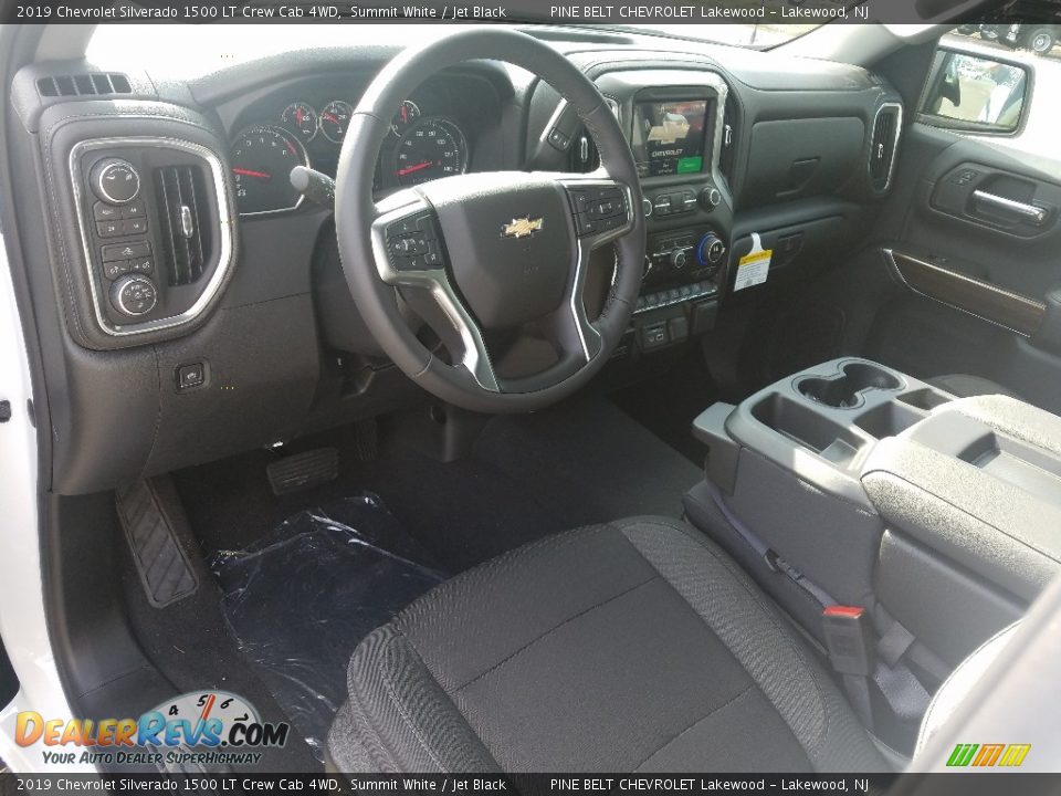 2019 Chevrolet Silverado 1500 LT Crew Cab 4WD Summit White / Jet Black Photo #7