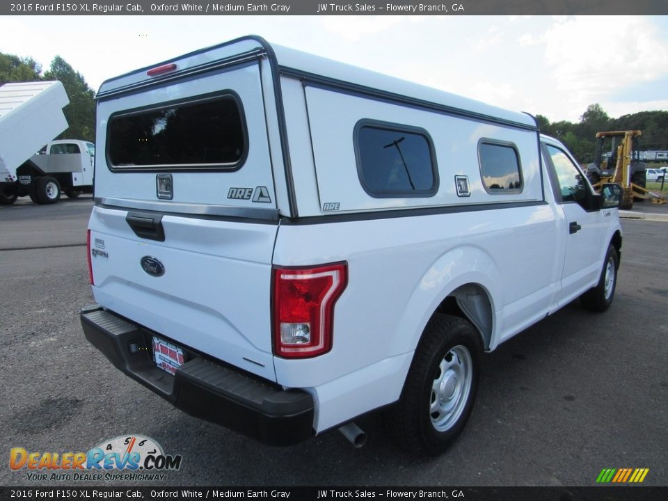 2016 Ford F150 XL Regular Cab Oxford White / Medium Earth Gray Photo #5