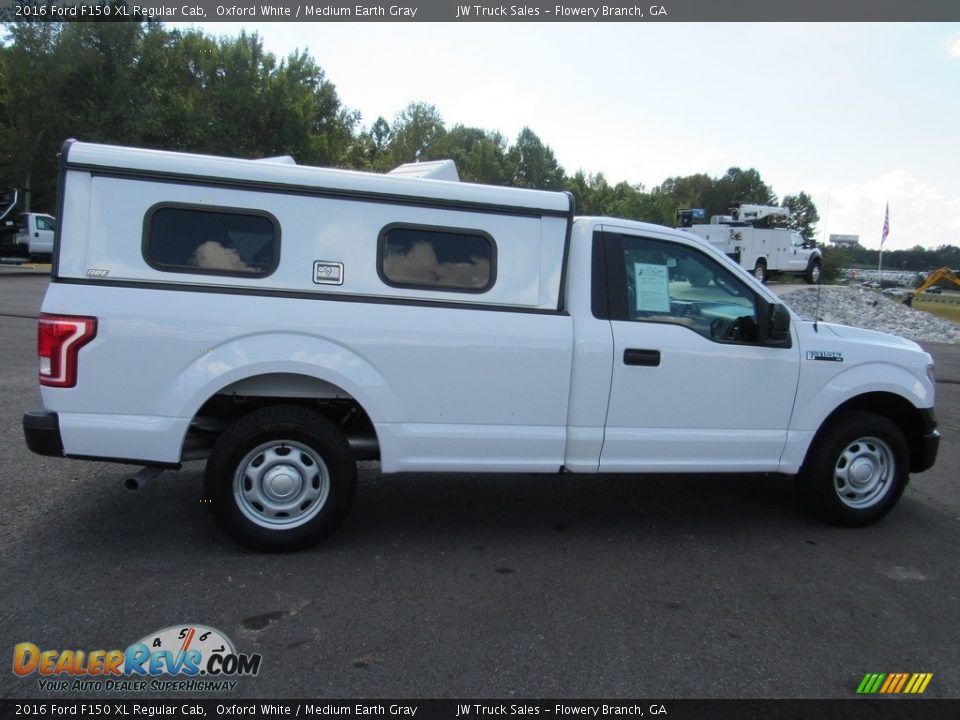 2016 Ford F150 XL Regular Cab Oxford White / Medium Earth Gray Photo #6