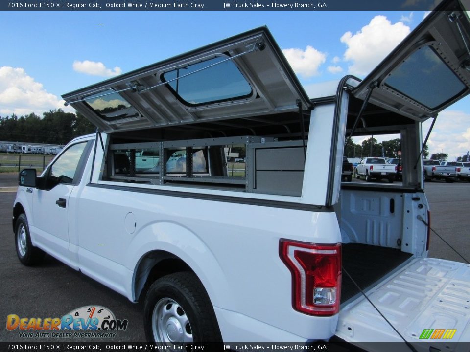 2016 Ford F150 XL Regular Cab Oxford White / Medium Earth Gray Photo #11