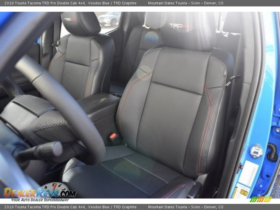 Front Seat of 2019 Toyota Tacoma TRD Pro Double Cab 4x4 Photo #7