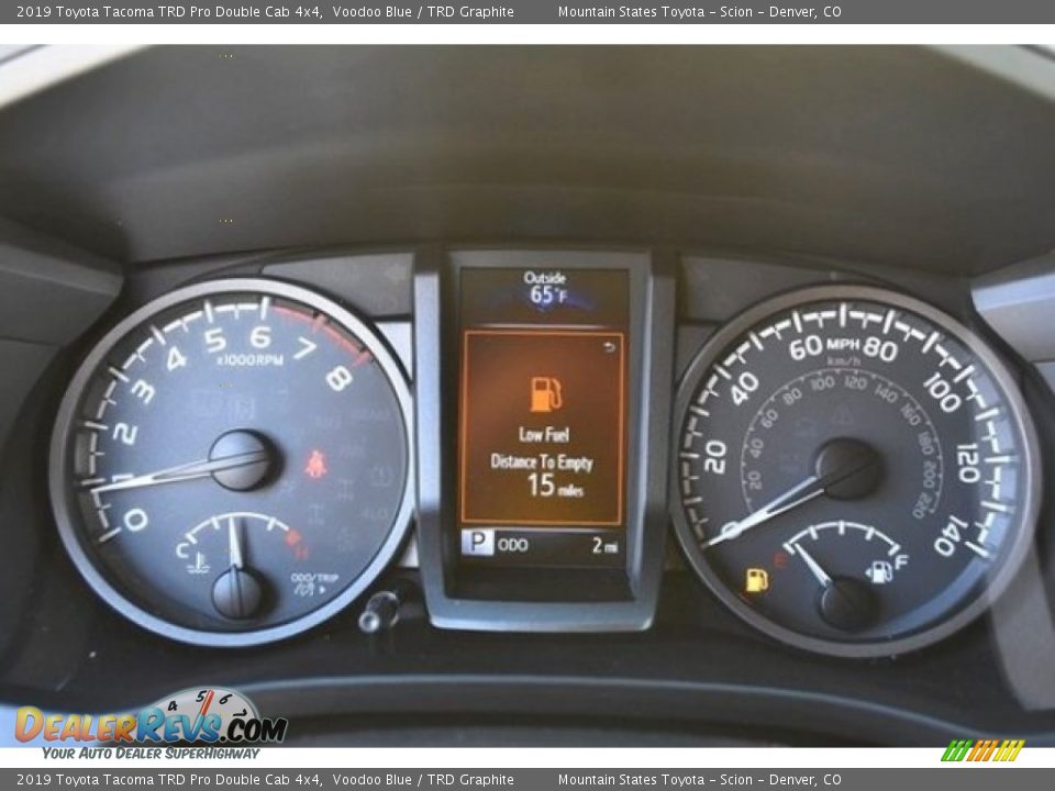 2019 Toyota Tacoma TRD Pro Double Cab 4x4 Gauges Photo #28