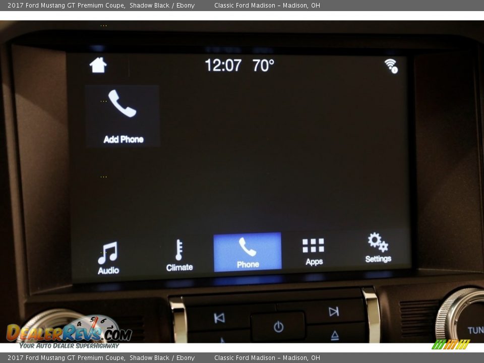 2017 Ford Mustang GT Premium Coupe Shadow Black / Ebony Photo #12