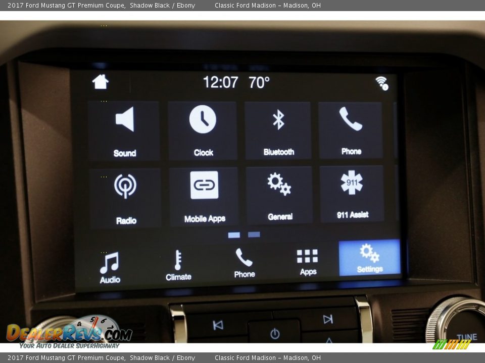 Controls of 2017 Ford Mustang GT Premium Coupe Photo #13