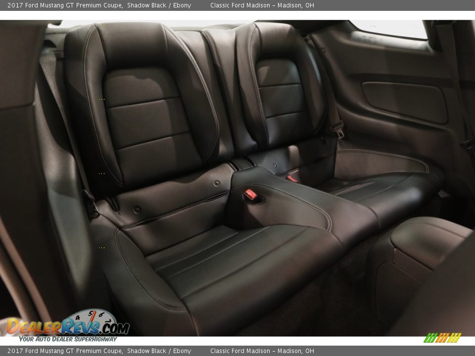 Rear Seat of 2017 Ford Mustang GT Premium Coupe Photo #19