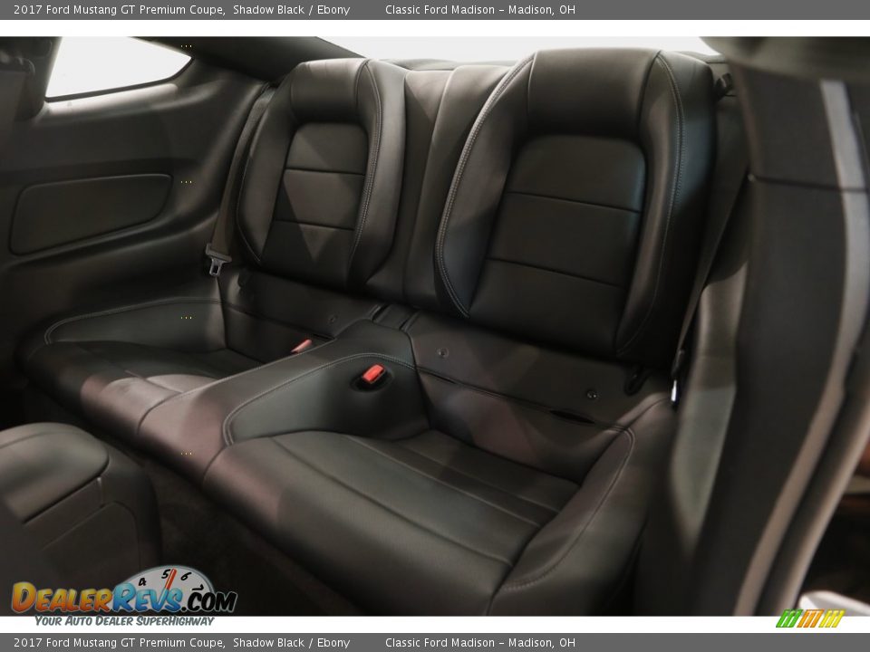 Rear Seat of 2017 Ford Mustang GT Premium Coupe Photo #20