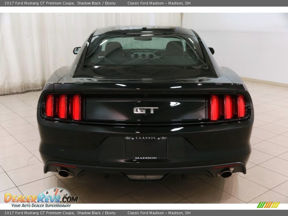 2017 Ford Mustang GT Premium Coupe Shadow Black / Ebony Photo #21