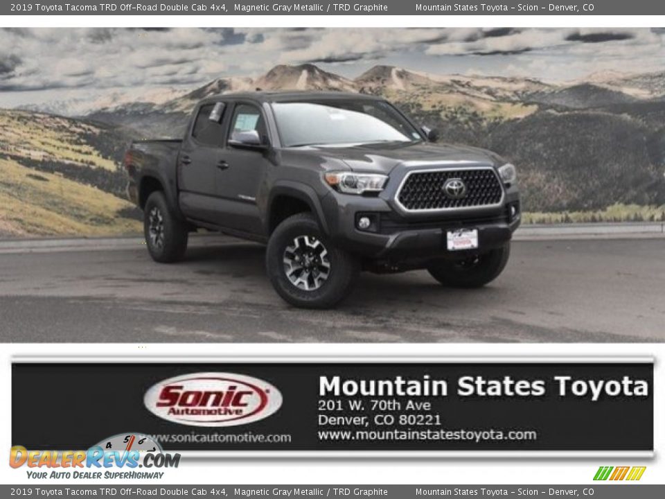 2019 Toyota Tacoma TRD Off-Road Double Cab 4x4 Magnetic Gray Metallic / TRD Graphite Photo #1