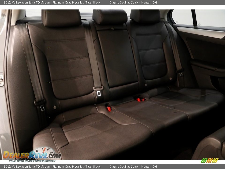 2012 Volkswagen Jetta TDI Sedan Platinum Gray Metallic / Titan Black Photo #12