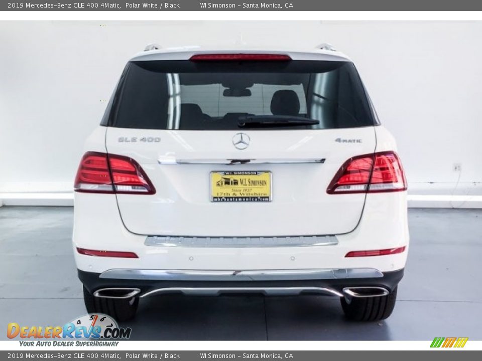 2019 Mercedes-Benz GLE 400 4Matic Polar White / Black Photo #3
