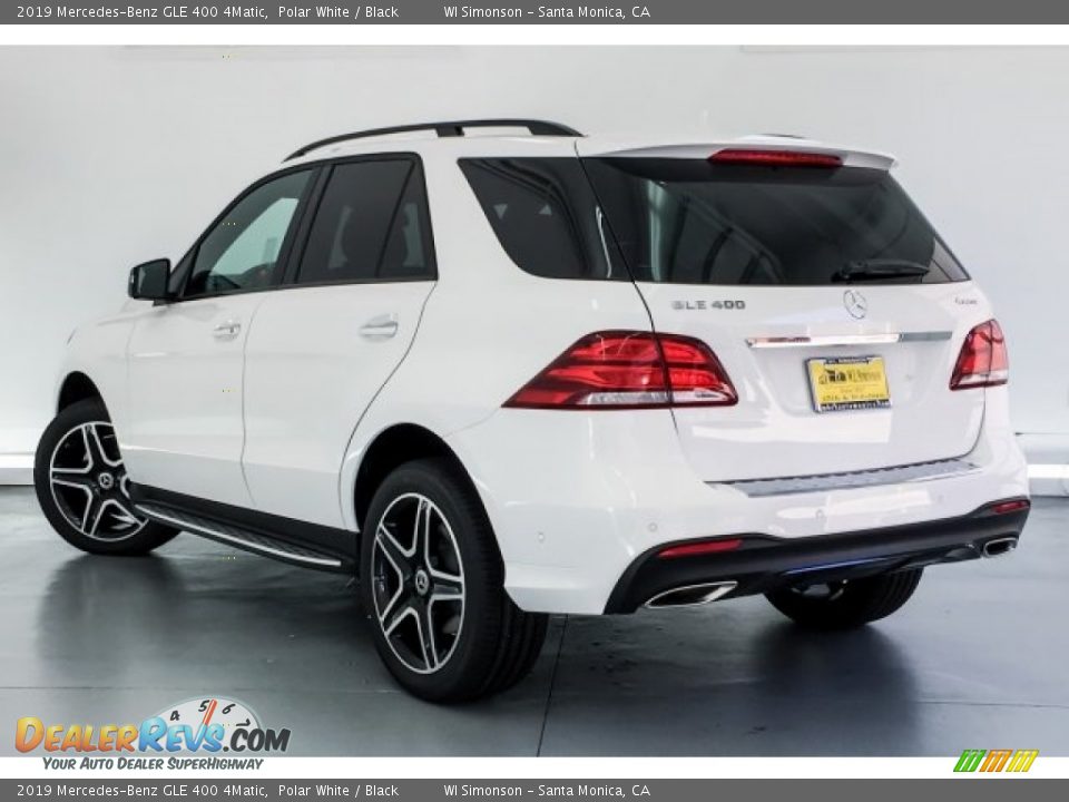 2019 Mercedes-Benz GLE 400 4Matic Polar White / Black Photo #2