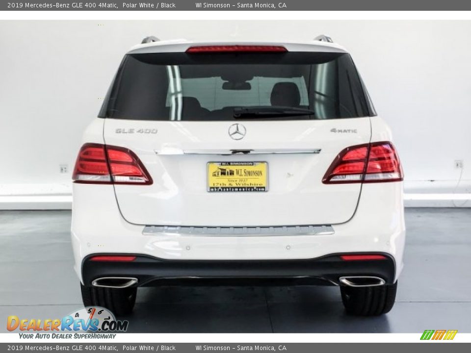 2019 Mercedes-Benz GLE 400 4Matic Polar White / Black Photo #3
