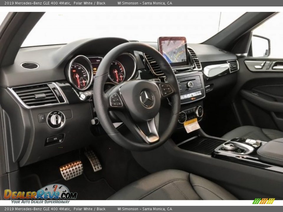 2019 Mercedes-Benz GLE 400 4Matic Polar White / Black Photo #4