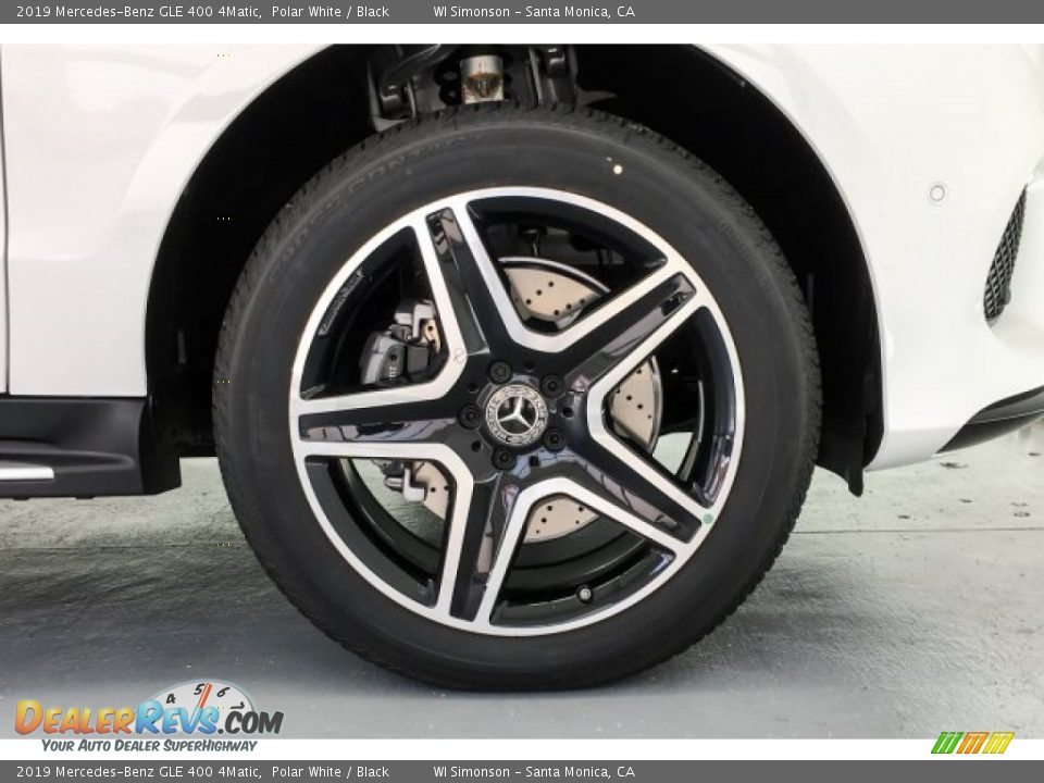 2019 Mercedes-Benz GLE 400 4Matic Polar White / Black Photo #9