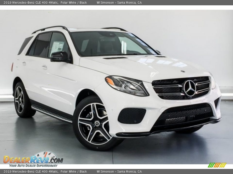 2019 Mercedes-Benz GLE 400 4Matic Polar White / Black Photo #12