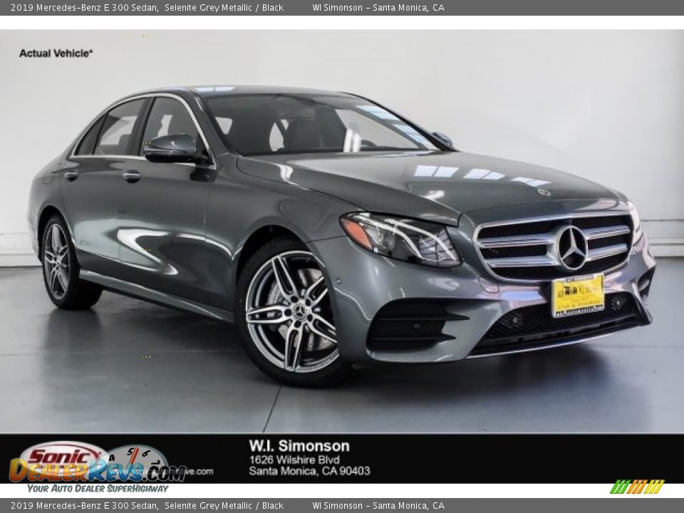 2019 Mercedes-Benz E 300 Sedan Selenite Grey Metallic / Black Photo #1