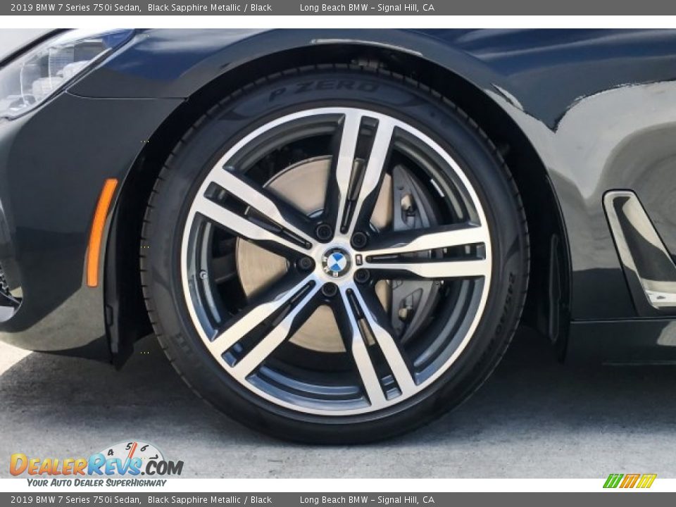 2019 BMW 7 Series 750i Sedan Black Sapphire Metallic / Black Photo #9