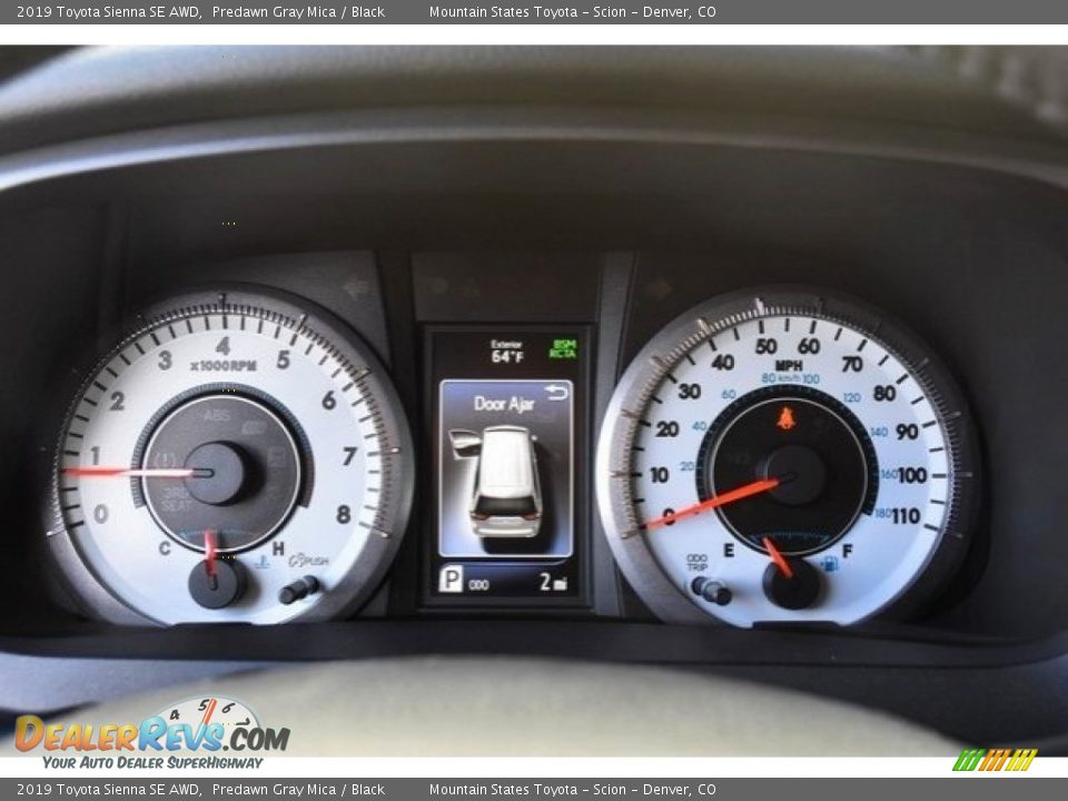 2019 Toyota Sienna SE AWD Predawn Gray Mica / Black Photo #30
