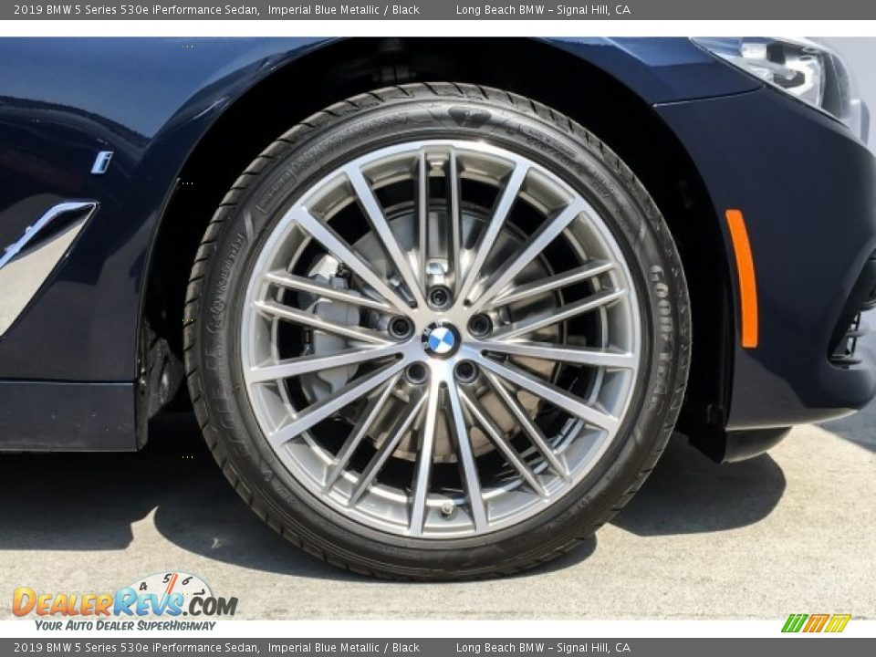 2019 BMW 5 Series 530e iPerformance Sedan Imperial Blue Metallic / Black Photo #9