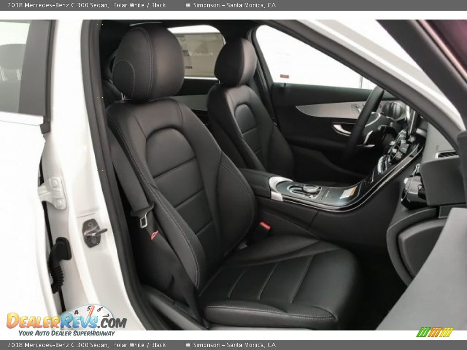 2018 Mercedes-Benz C 300 Sedan Polar White / Black Photo #5