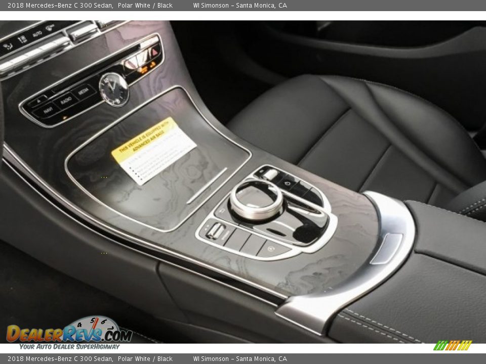 2018 Mercedes-Benz C 300 Sedan Polar White / Black Photo #7
