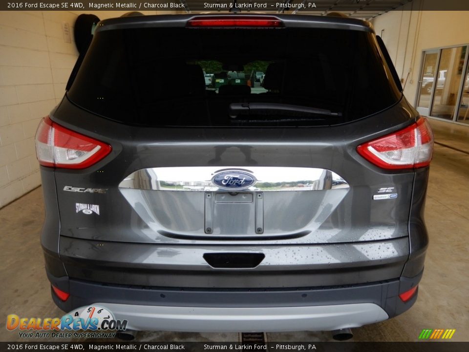 2016 Ford Escape SE 4WD Magnetic Metallic / Charcoal Black Photo #6