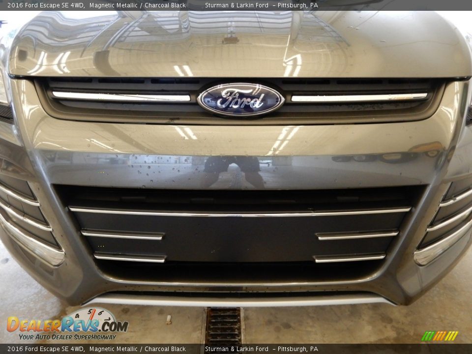2016 Ford Escape SE 4WD Magnetic Metallic / Charcoal Black Photo #12