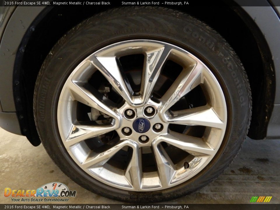 2016 Ford Escape SE 4WD Magnetic Metallic / Charcoal Black Photo #13