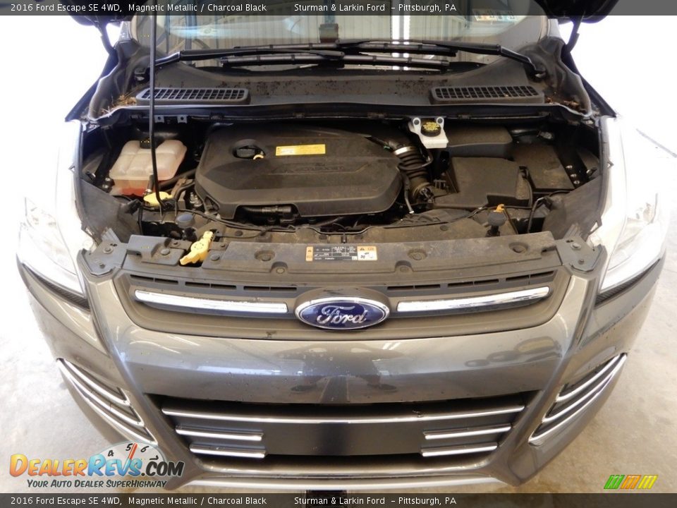2016 Ford Escape SE 4WD Magnetic Metallic / Charcoal Black Photo #14
