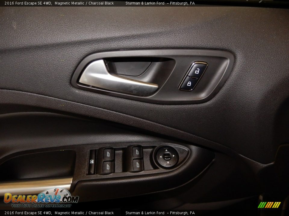 2016 Ford Escape SE 4WD Magnetic Metallic / Charcoal Black Photo #18