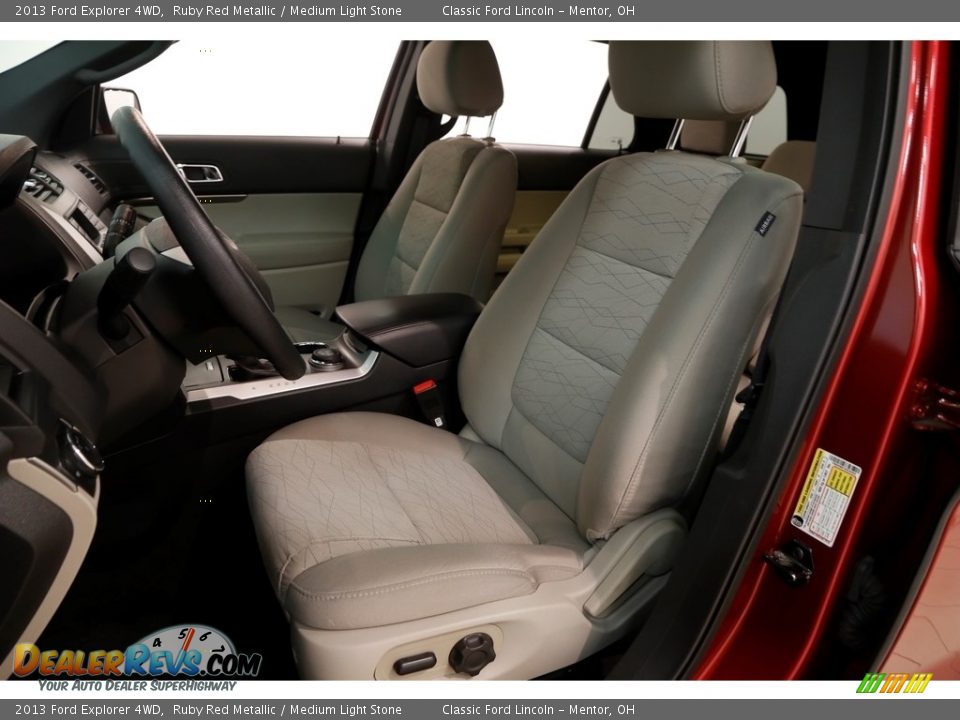 2013 Ford Explorer 4WD Ruby Red Metallic / Medium Light Stone Photo #5