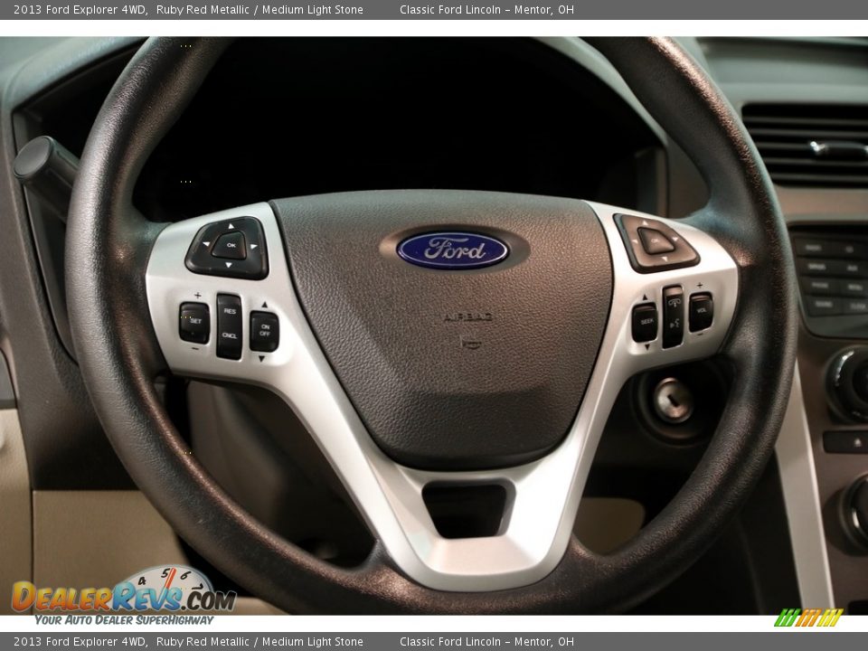 2013 Ford Explorer 4WD Ruby Red Metallic / Medium Light Stone Photo #6
