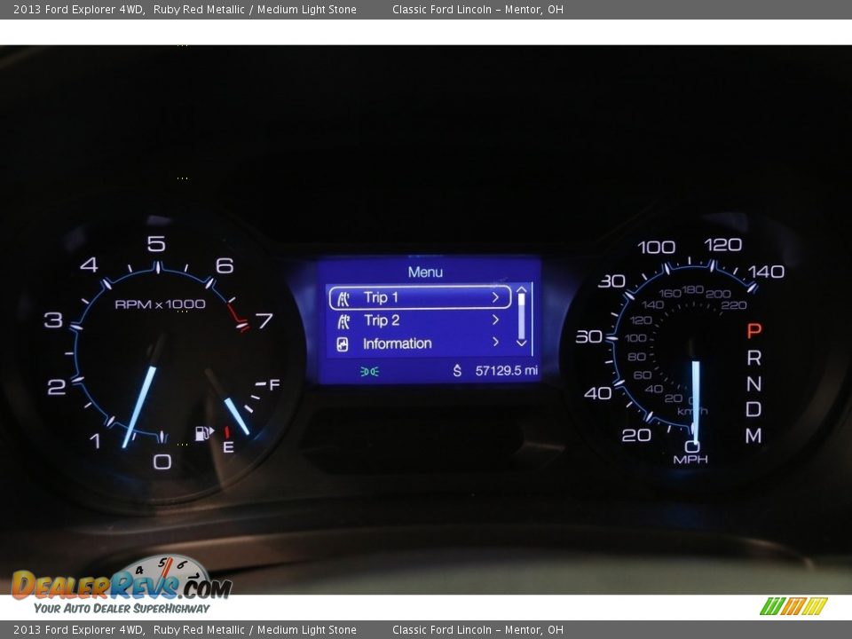 2013 Ford Explorer 4WD Ruby Red Metallic / Medium Light Stone Photo #7