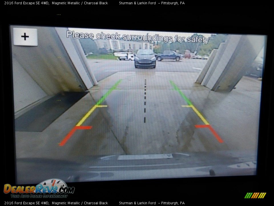 2016 Ford Escape SE 4WD Magnetic Metallic / Charcoal Black Photo #22